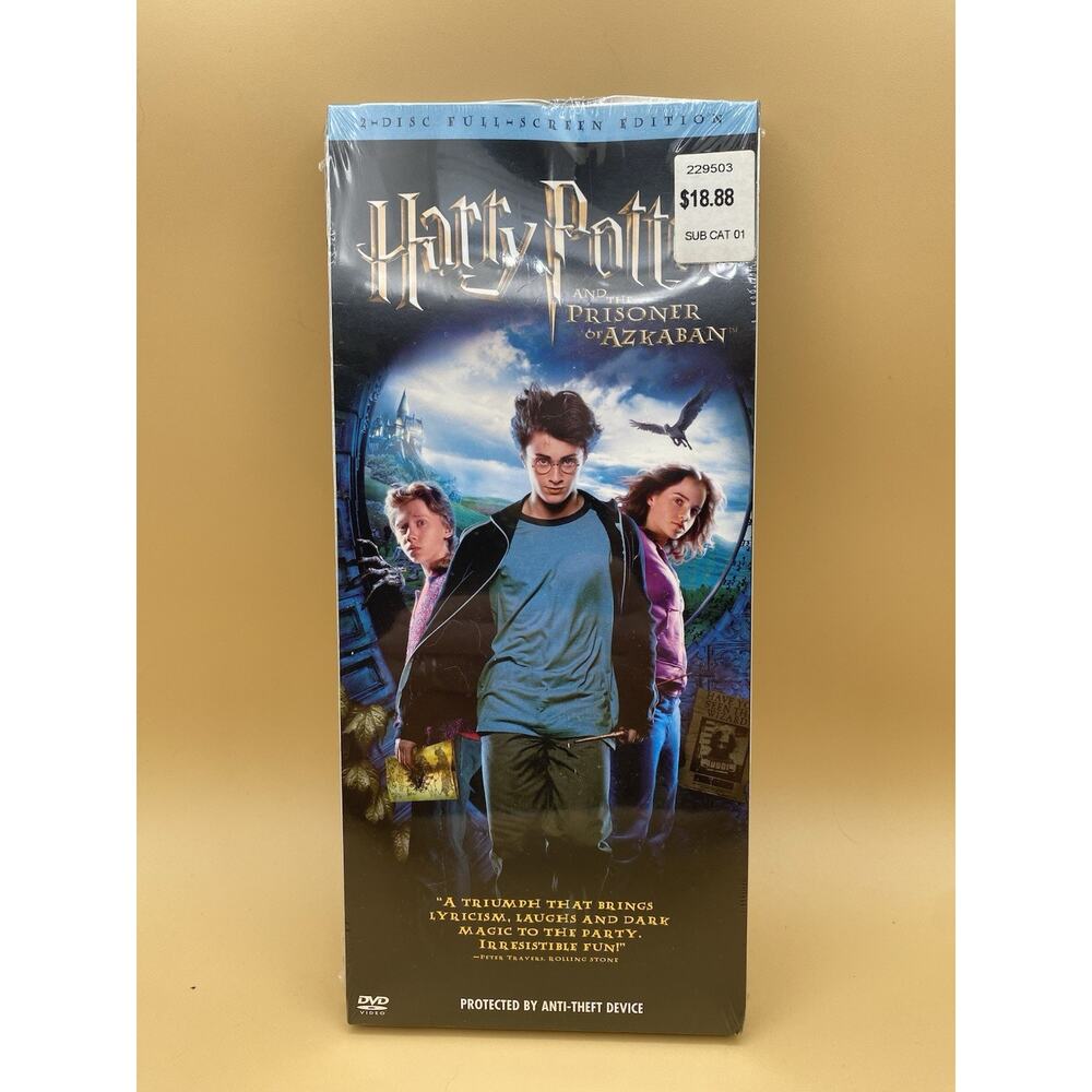 Harry Potter & The Prisoner Of Azkaban DVD 2 Disc Widescreen Long Box New Sealed